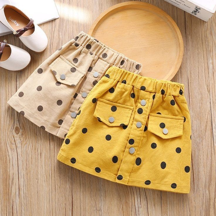 pola dot skirt
